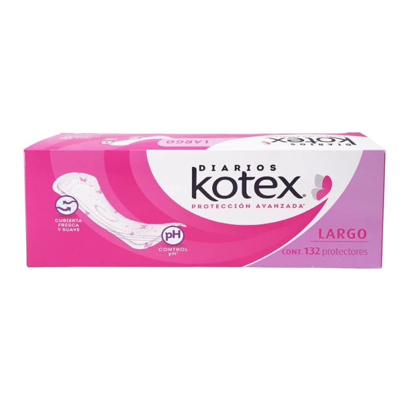 Pantiprotectores Kotex Largos 132 pzas