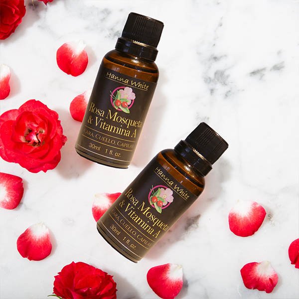 Kit Humectante Rosa Mosqueta I Hidratación Profunda I 1 Aceite de Rosa Mosqueta 30ml + 1 Aceite de Rosa Mosqueta 125ml + Jabón I Hanna White