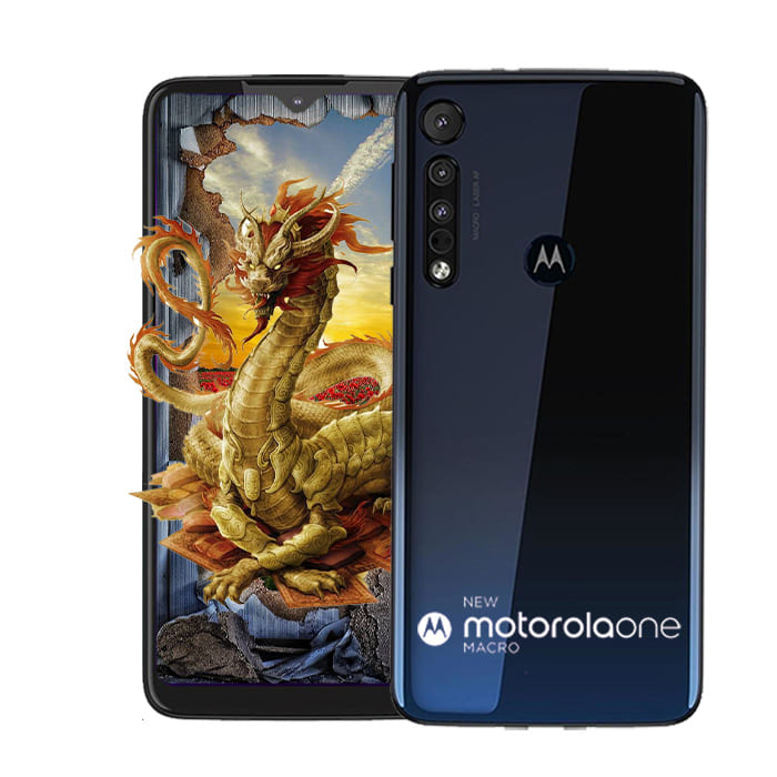 Celular Motorola Moto One Macro 64Gb Azul