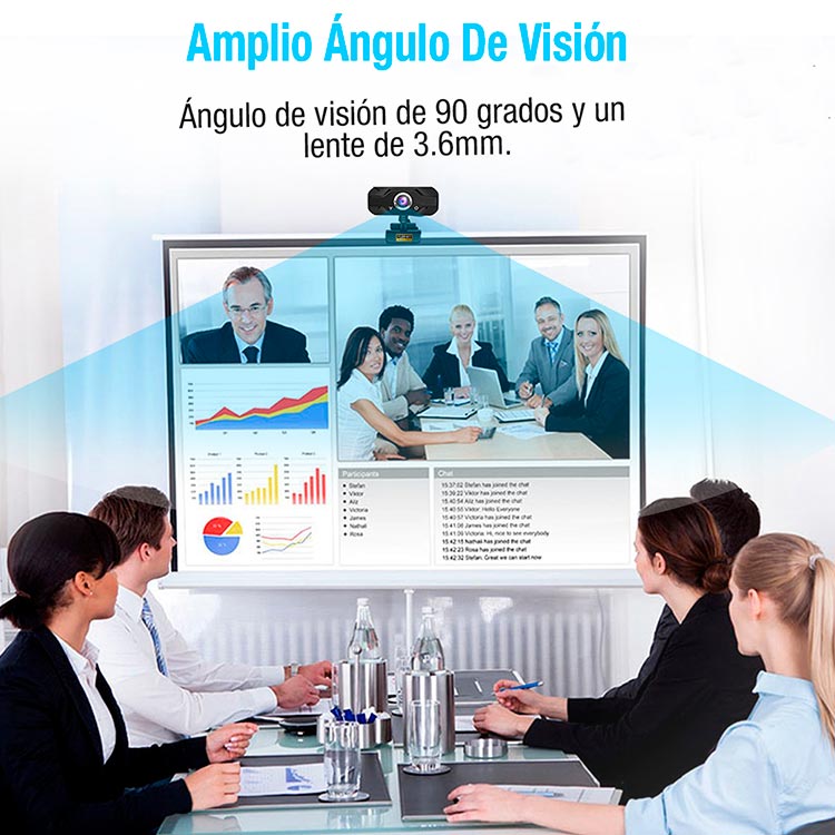 Camara web Webcam Full Hd Usb 20 microfono Pc Laptop video