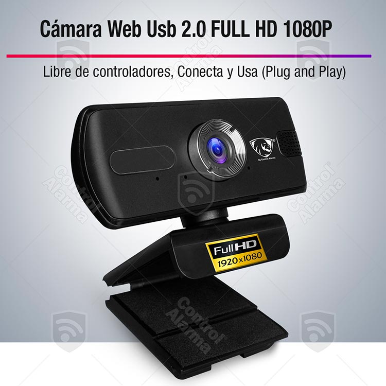 Camara Webcam Full Hd Usb Enfoque microfono Pc Laptop video