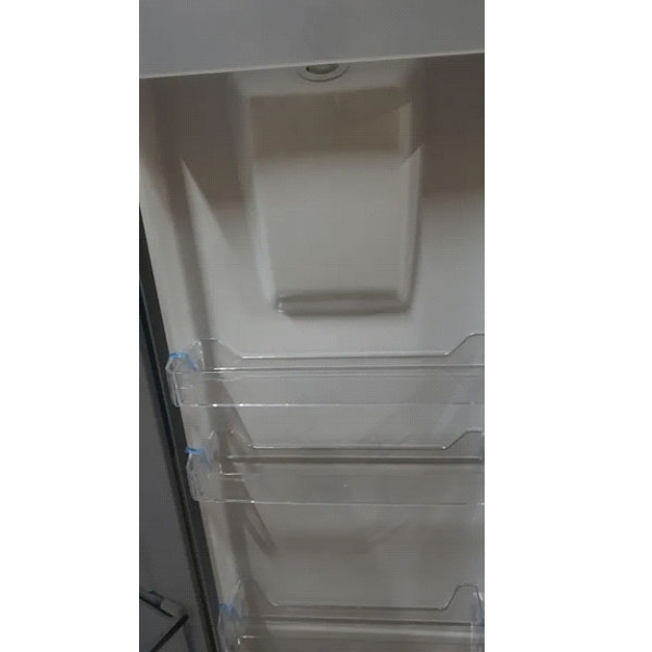 Refrigerador Gris Daewoo De 8 Pies Con Despachador Elegante 