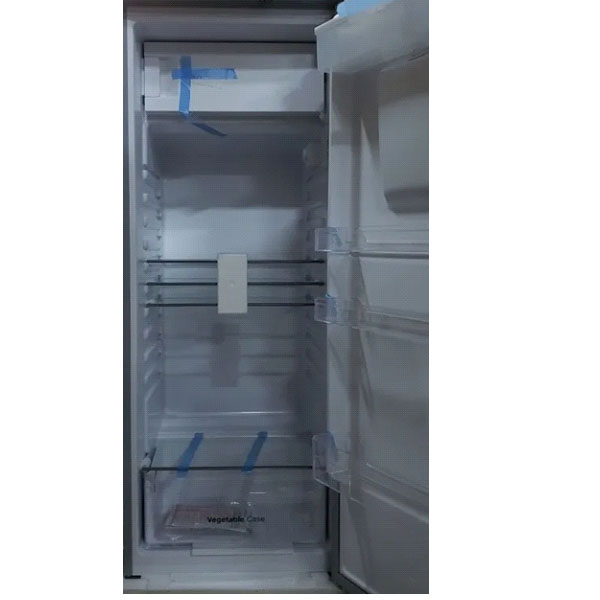 Refrigerador Gris Daewoo De 8 Pies Con Despachador Elegante 