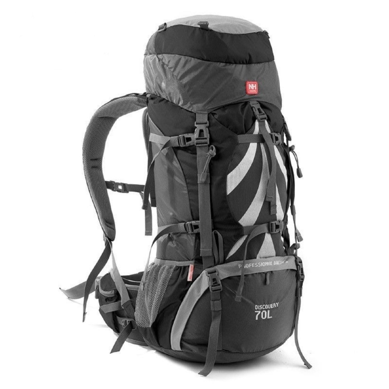 Mochila Montaña Campismo Naturehike 70+5L Con Funda Impermeable