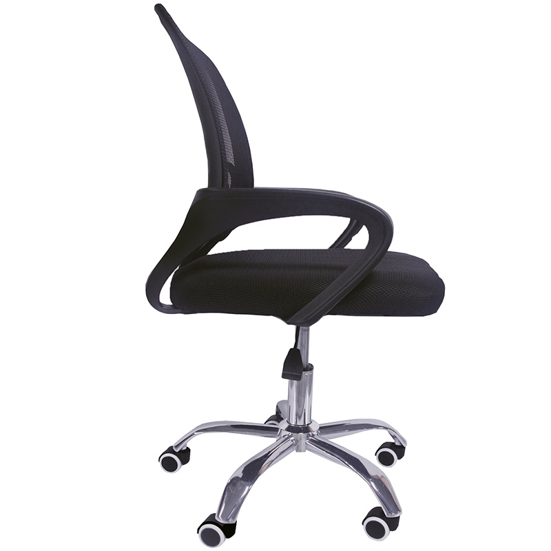 Silla Oficina Metal Respaldo Malla Antitranspirante Negra