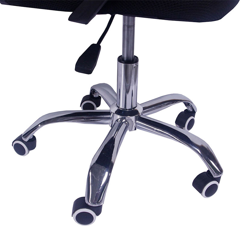 Silla Oficina Metal Respaldo Malla Antitranspirante Negra