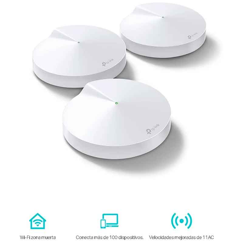 Kit SmartHome TP-LINK Tapo C200 Deco M5 Tapo P100 Control Voz Alexa Google Casa Inteligente 