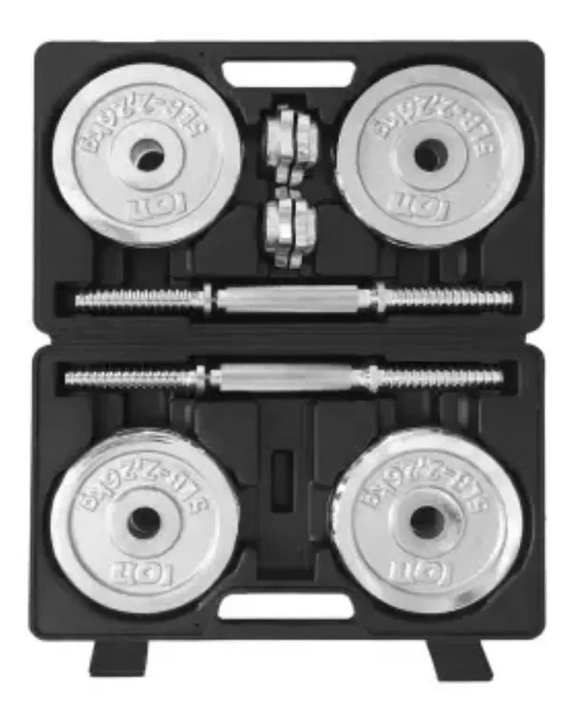 Mancuernas Con Discos De 18 Kg