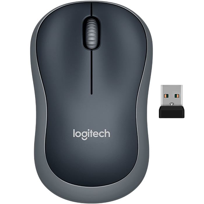 Mouse inalámbrico Logitech M185 color Negro 910-002225