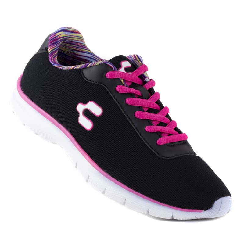 TENIS DE DAMA MARCA CHARLY 1042073 NEGRO