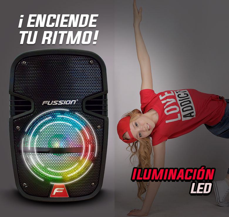 BAFLE AMPLIFICADO FUSSION PBS-9936BK 8" 5 000 W END4**