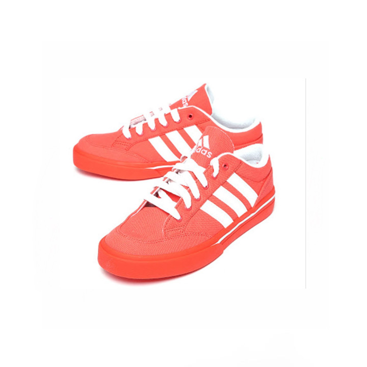 TENIS ADIDAS CABALLERO CANVAS NARANJA/BLANCO