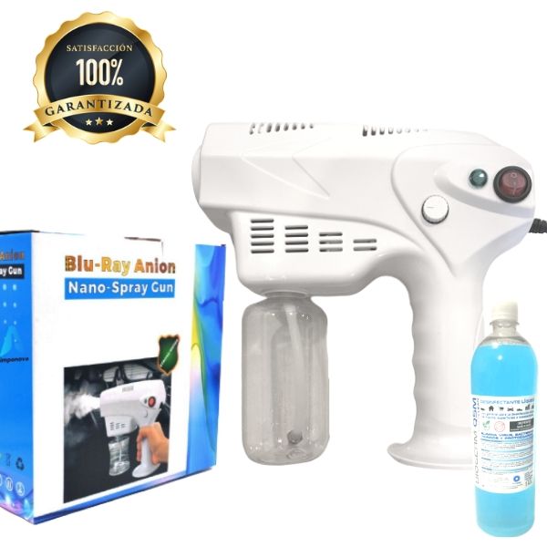 PISTOLA SANITIZADORA CERTIFICADA + GRATIS 1 LITRO DE SANITIZANTE REGISTRO COFEPRIS