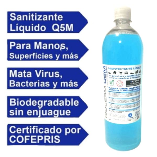 PISTOLA SANITIZADORA CERTIFICADA + GRATIS 1 LITRO DE SANITIZANTE REGISTRO COFEPRIS