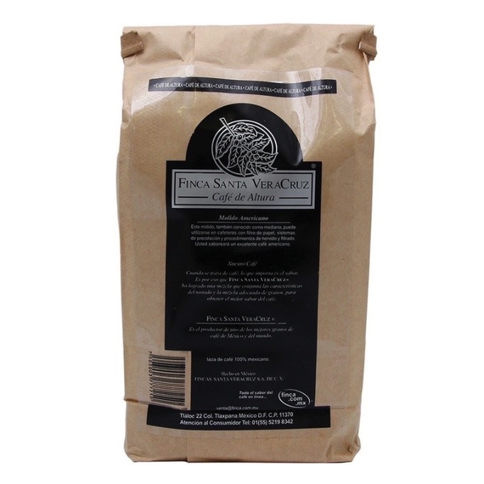 Café Premium Molido Express Finca Santa Veracruz 500 g.
