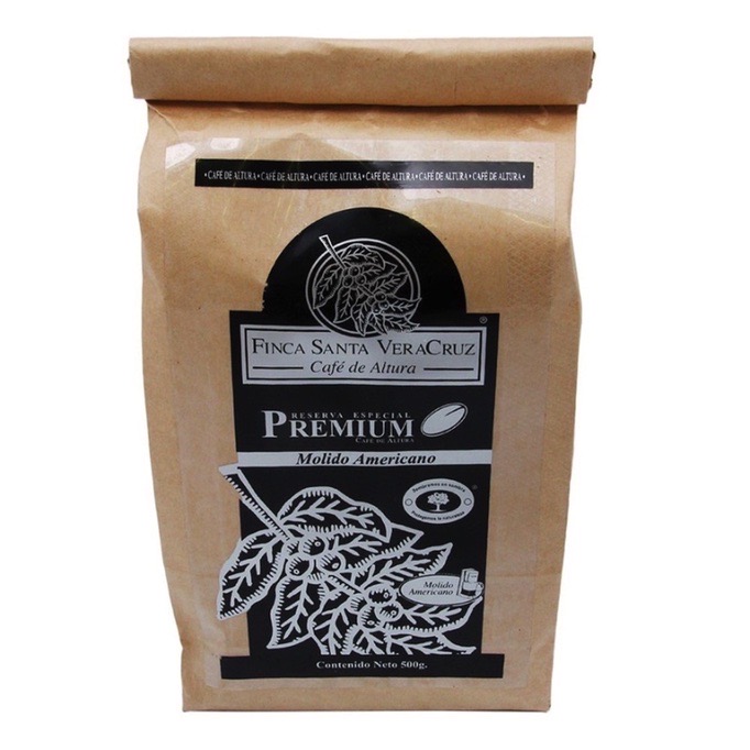 Café Premium Molido Express Finca Santa Veracruz 500 g.