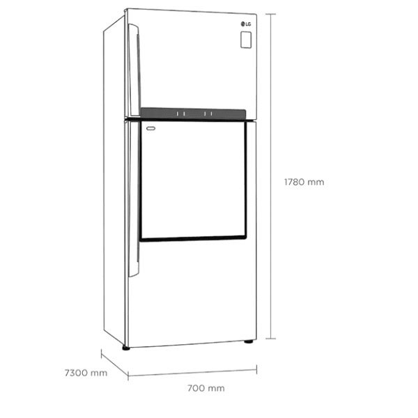 Refrigerador LG De 16 Pz Doble Puerta Muy Elegante Lt44mdp 