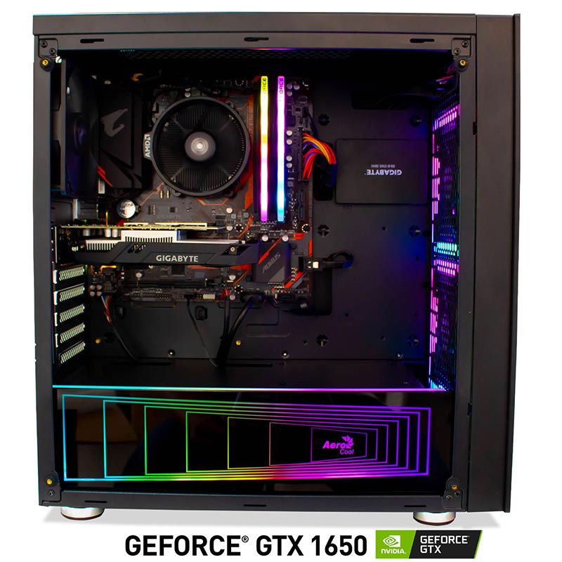 Xtreme PC Gamer Geforce GTX 1650 Ryzen 5 3500 16GB SSD 240GB 1TB RGB WIFI 