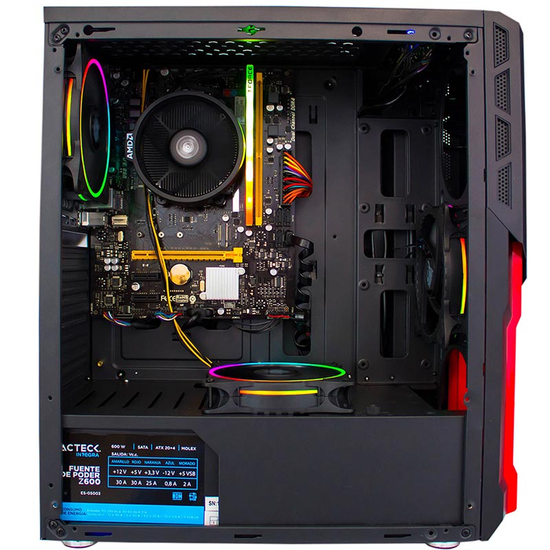 Xtreme Pc Gamer Amd Radeon Vega 8 Ryzen 3 8Gb 1Tb Monitor Wifi RGB 