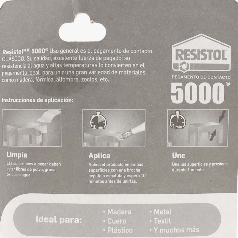 Resistol 5000 Pegamento Contacto Tubo 21ml