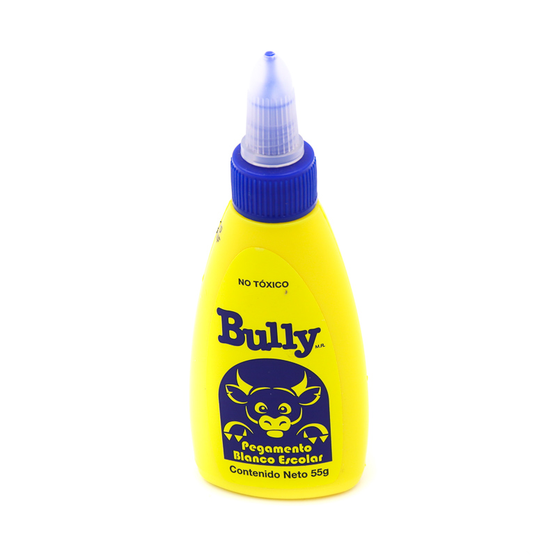 Pegamento Blanco Bully 55g Paquete 12 Pzas