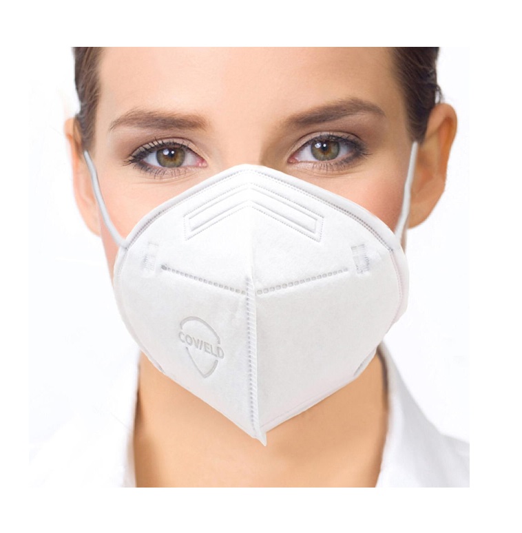 MASCARILLA CUBREBOCAS ECONOMICO COVIELD - TRICAPA TIPO KN95 CON COFEPRIS - HECHO EN MEXICO - 100 PIEZAS