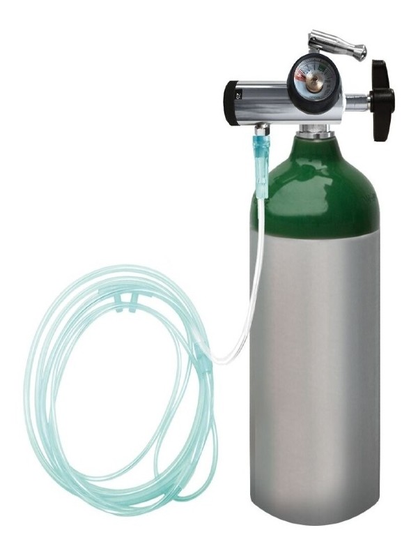 Tanque De Oxigeno Kit Completo M9 255 Litros Marca Oxiplus