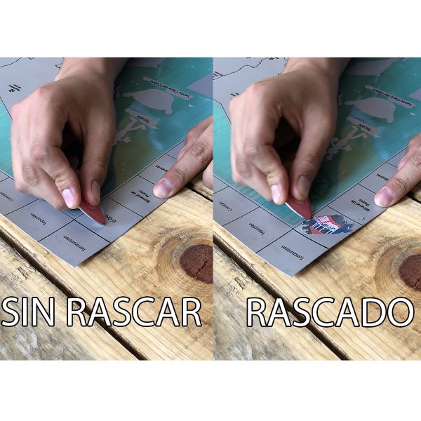 Rasca Mapas de los 132 Pueblos Mágicos con ilustraciones