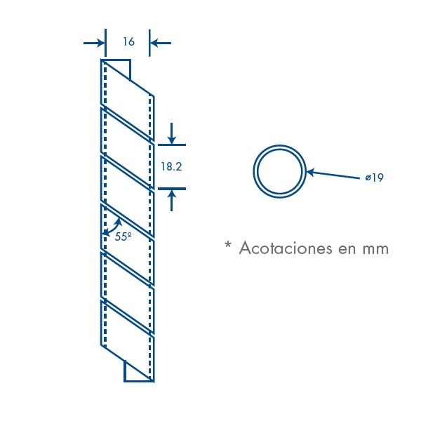 AGRUPATHOR BLANCO 19MM DE 10MTS THORSMAN 4700-08272