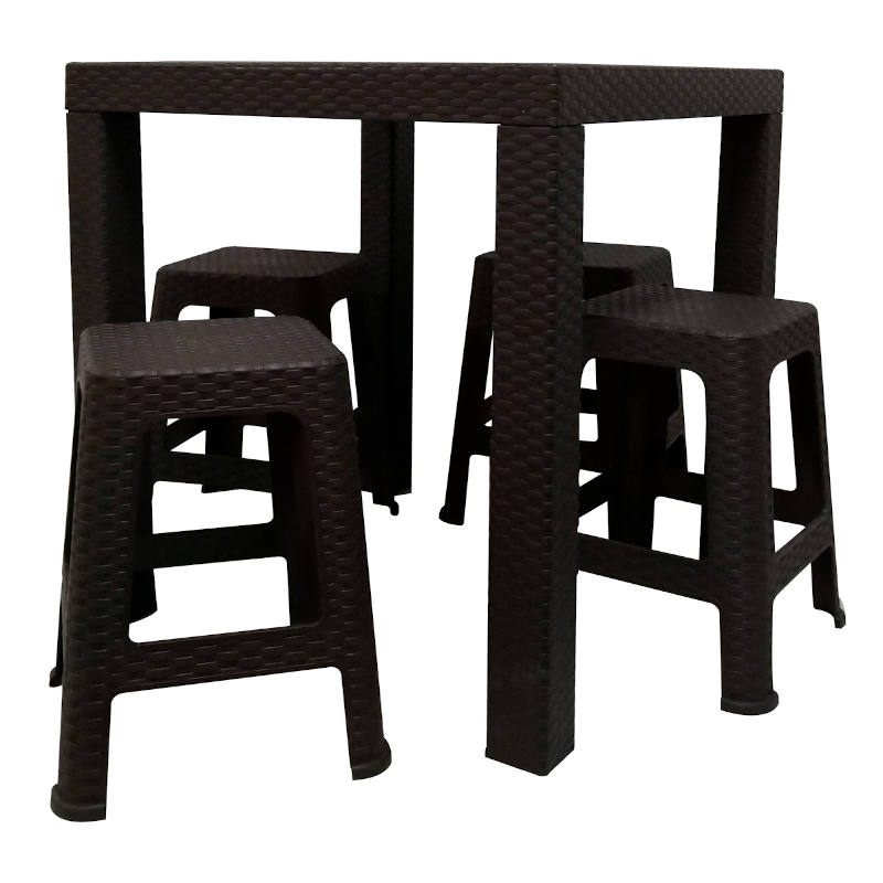 Set de jardín tipo rattan The Smart Home