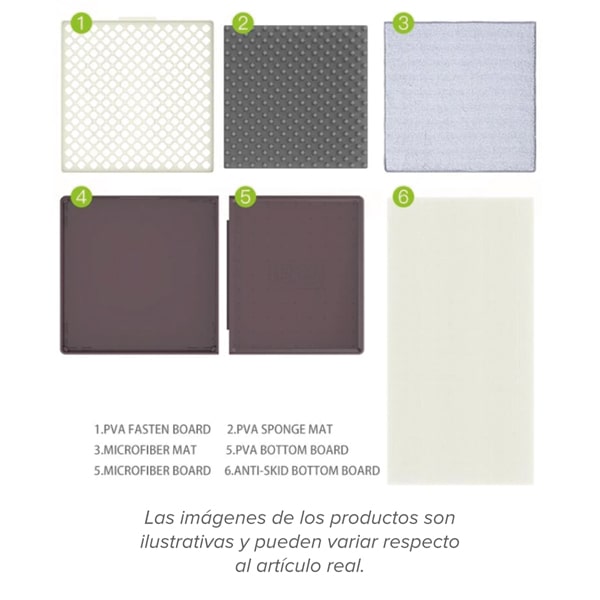 Tapete sanitizante para calzado ultraresistente