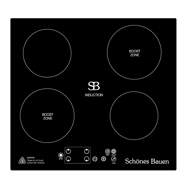 Parrilla de Inducción Schönes Bauen Vier Empotrable 4 zonas 31 pulgadas 220V 6500W