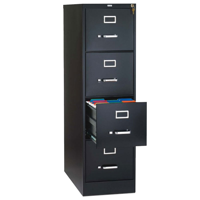 Archivero Vertical 4 Gavetas Metalico color negro