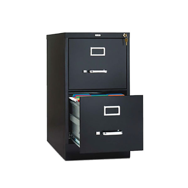 Archivero 2 Gavetas Oficio Metalico color negro