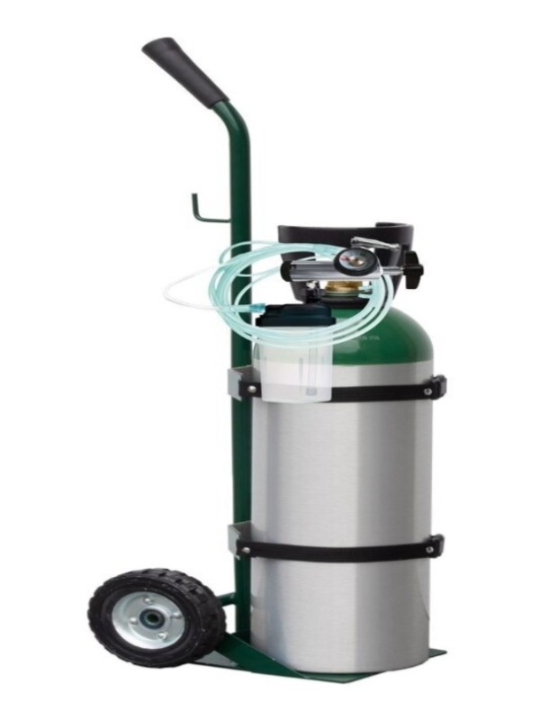 Tanque De Oxigeno 1700Lt Portatil Carrito Kit Completo