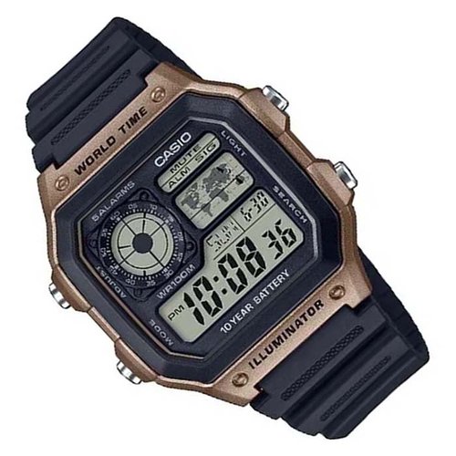 Reloj CASIO  Hombre WORLD TIME Dorado
