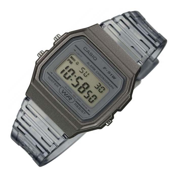 Reloj CASIO  Unisex CASIO F-91W Gris