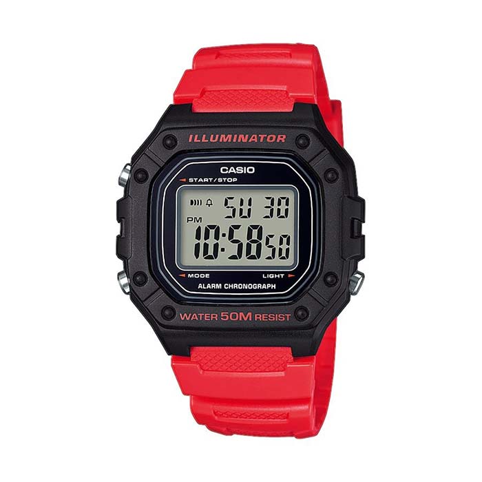 Reloj CASIO Hombre ILLUMINATOR Rojo