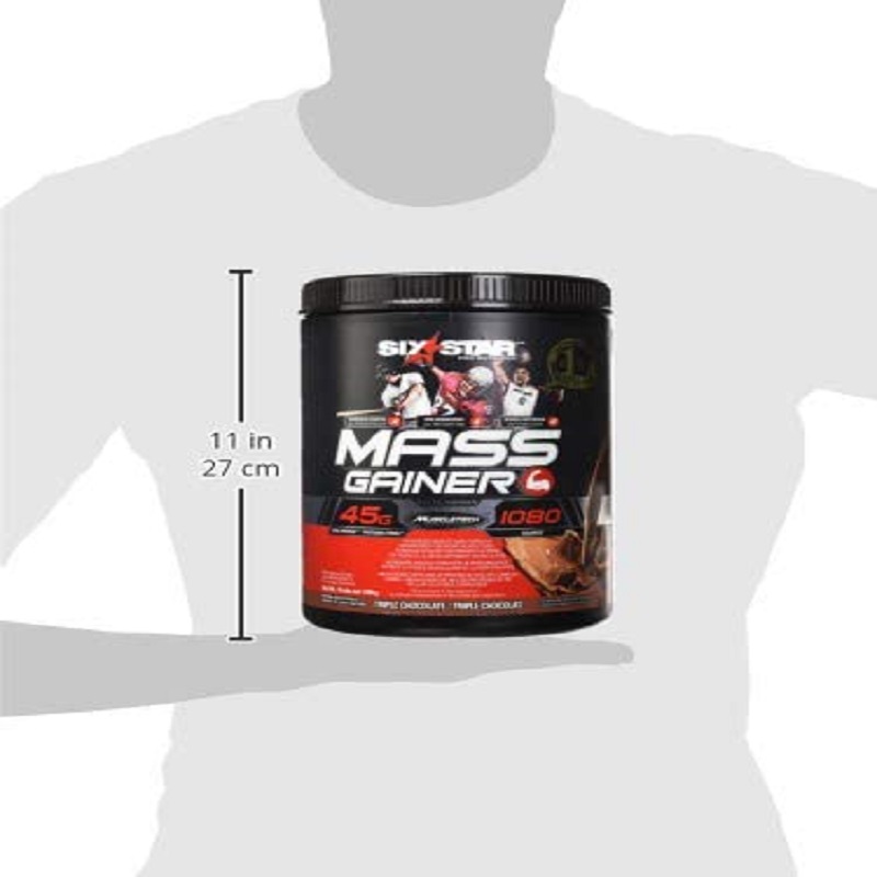 Six Star Mass Gainer Triple Chocolate 4 Lbs 0832