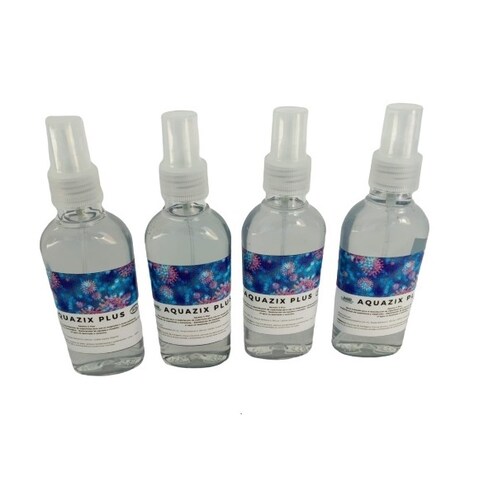Desinfectante Sanitizante Total Aquazix Plus Pack 4 de 125 ml.