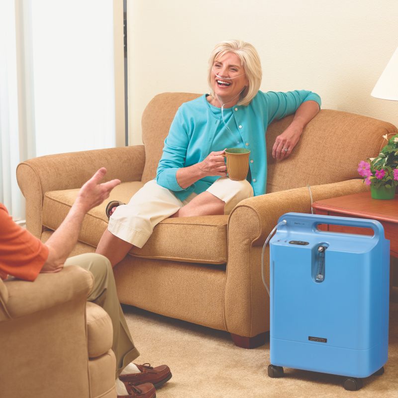 CONCENTRADOR DE OXIGENO 5LT EVERFLO RESPIRONICS NUEVO.