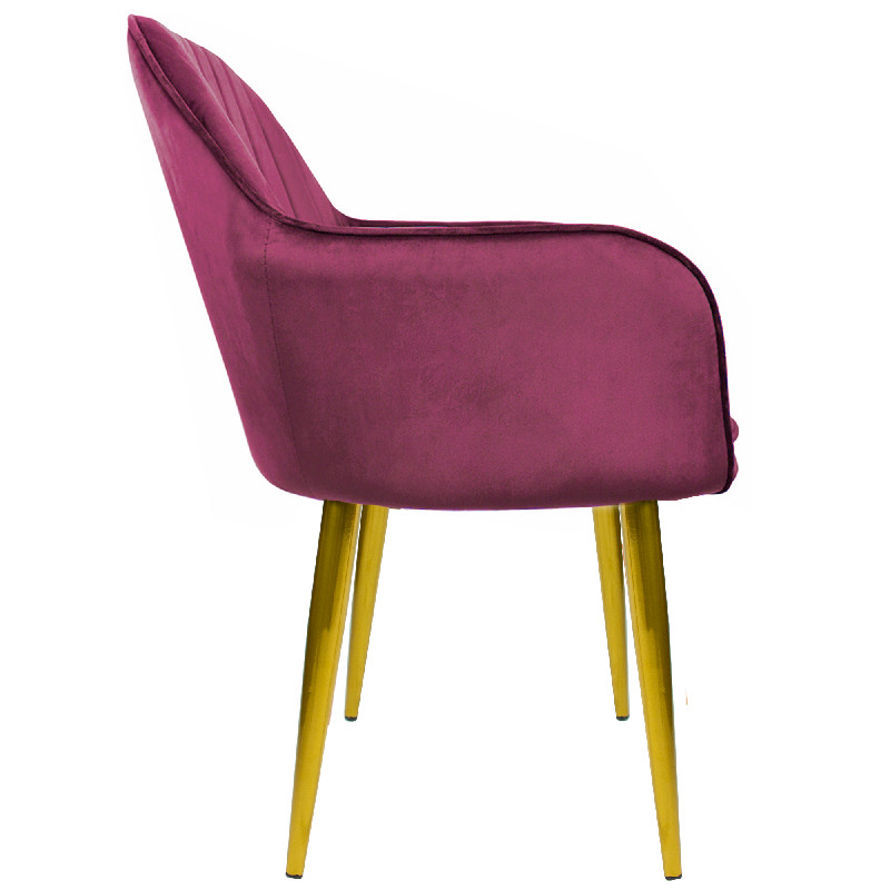 Sillon Eames Tapizado Silla Vintage Cafeteria Comedor Vino