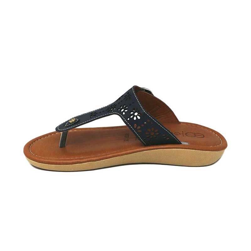 Sandalia Vida Leve Para Mujer Color Azul De Orcapollo