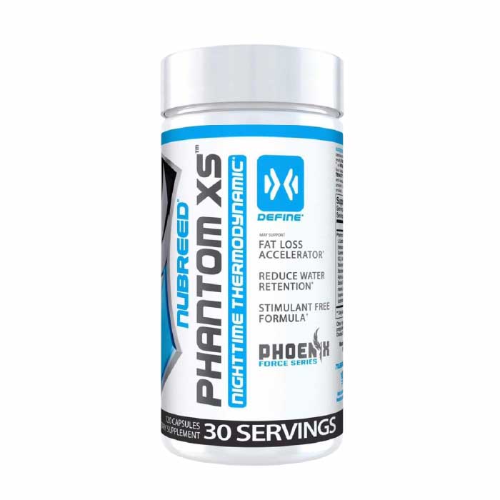 Nubreed Phantom XS 30 Serv. 120 Caps .- Termogenico Nocturno