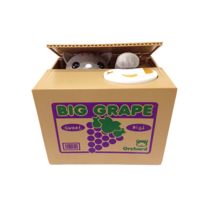 ALCANCIA GATO ROBA MONEDAS