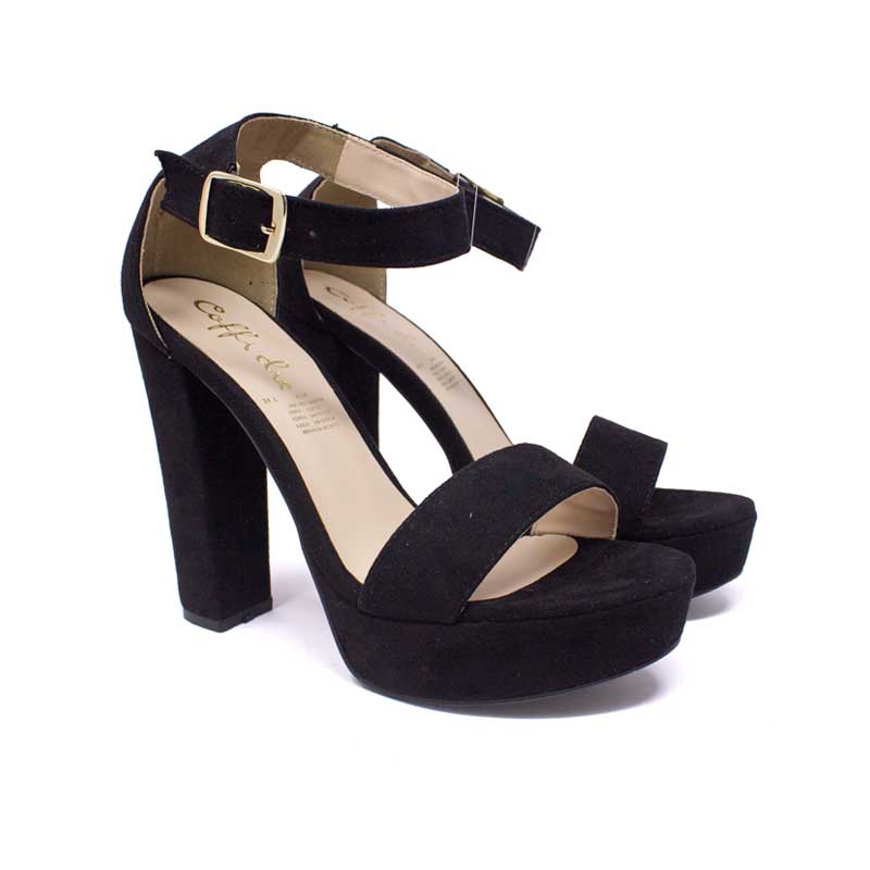 Zapatilla De Plataforma Vida Leve Mujer Color Negro