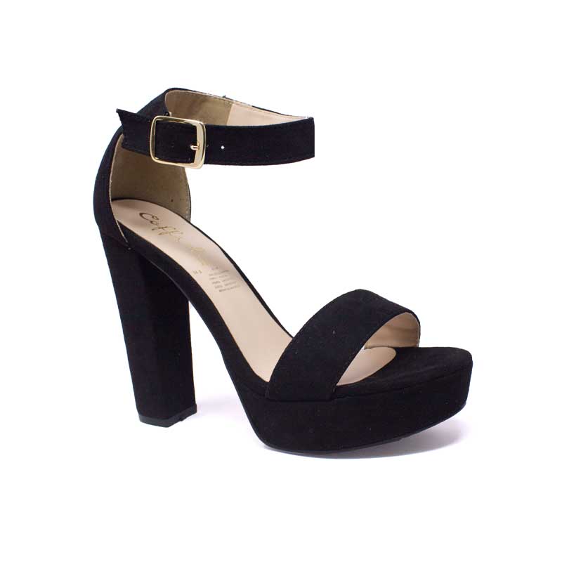 Zapatilla De Plataforma Vida Leve Mujer Color Negro