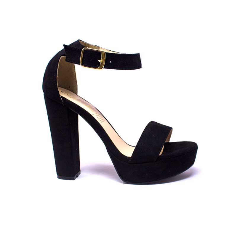 Zapatilla De Plataforma Vida Leve Mujer Color Negro