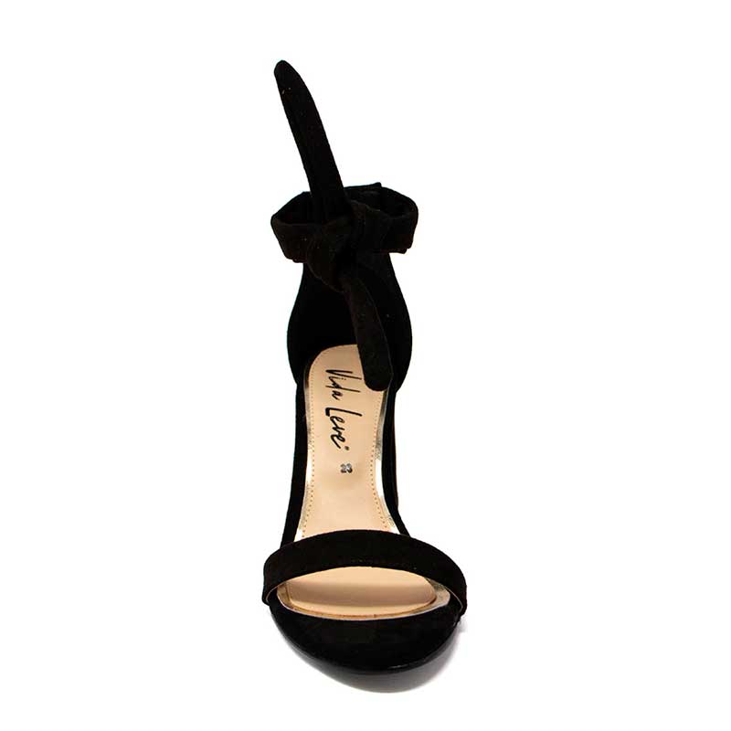 Zapatilla De Tacon Grueso Vida Leve Para Mujer Color Negro
