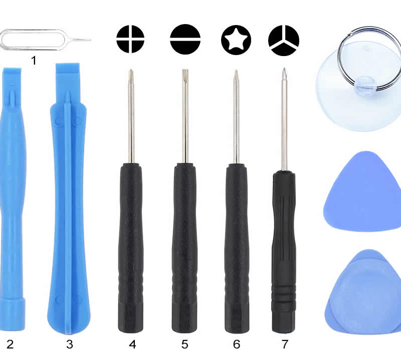 Kit de Desarmadores para iPhone 7 8 X